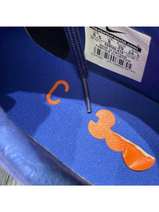 2011 Nike CTR360 Lite MAESTRI TF IC Libretto Leather 90 6.5 US Mercurial  Blue main image 4